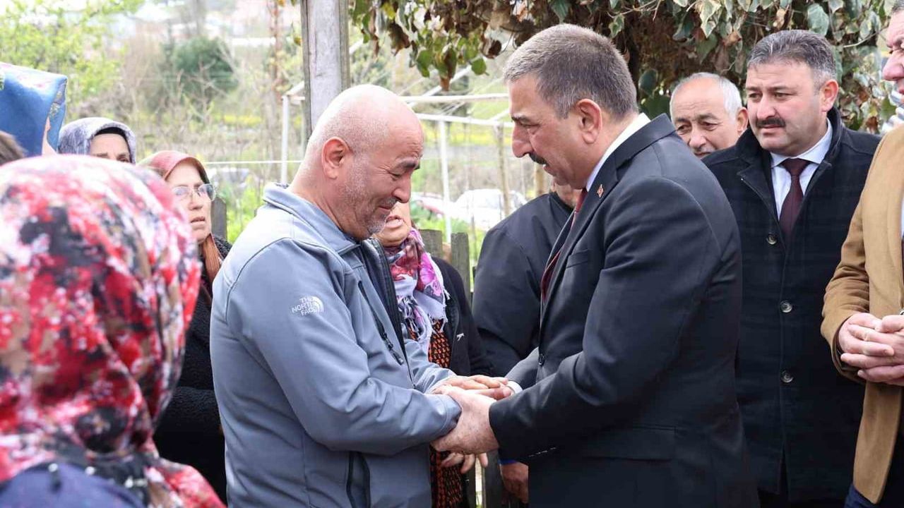 Zonguldak Valisi Osman Hacıbektaşoğlu, Emircan Karaman’ın Ailesine Taziyede Bulundu