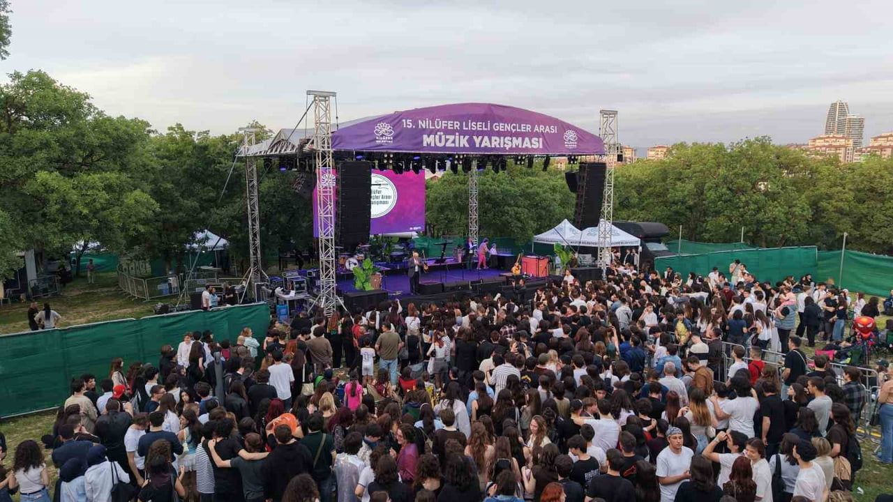 15. Nilüfer Liseli Gençler Arası Müzik Yarışması'nda kazananlar belli oldu