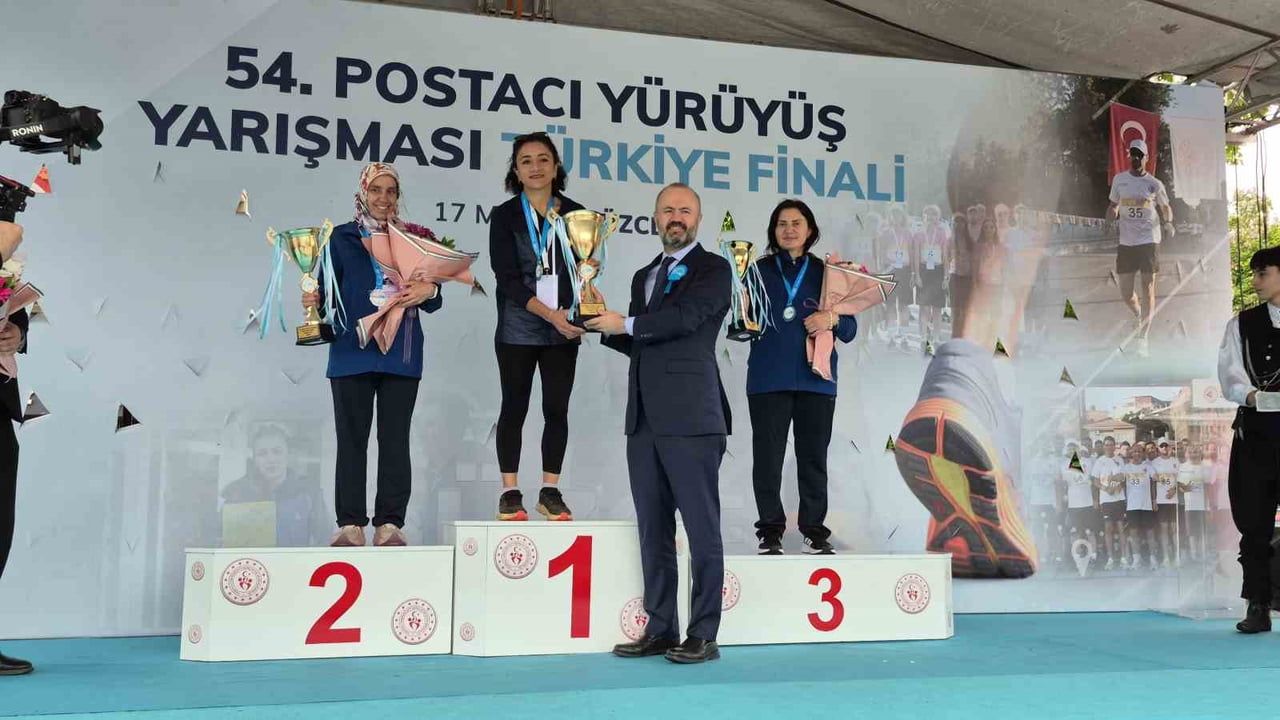 54. Postacı Yürüyüşü Türkiye Finali Düzce'de gerçekleştirildi