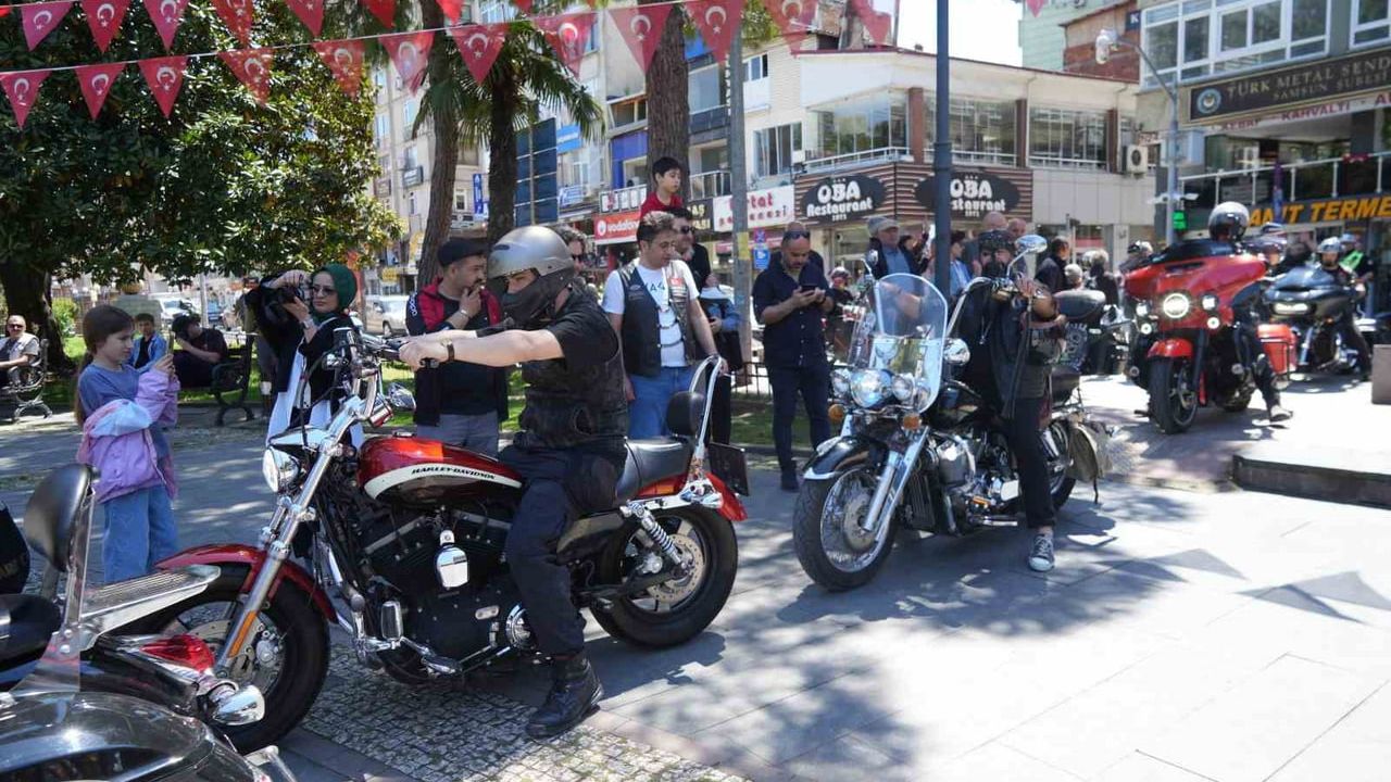 81 ilden chopper motosikletçiler 19 Mayıs'ta Samsun'da buluştu