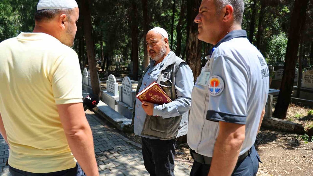 Adana'da mezarlıkta 'sahte hoca' denetimi: Dua ve Yasin testi uygulandı