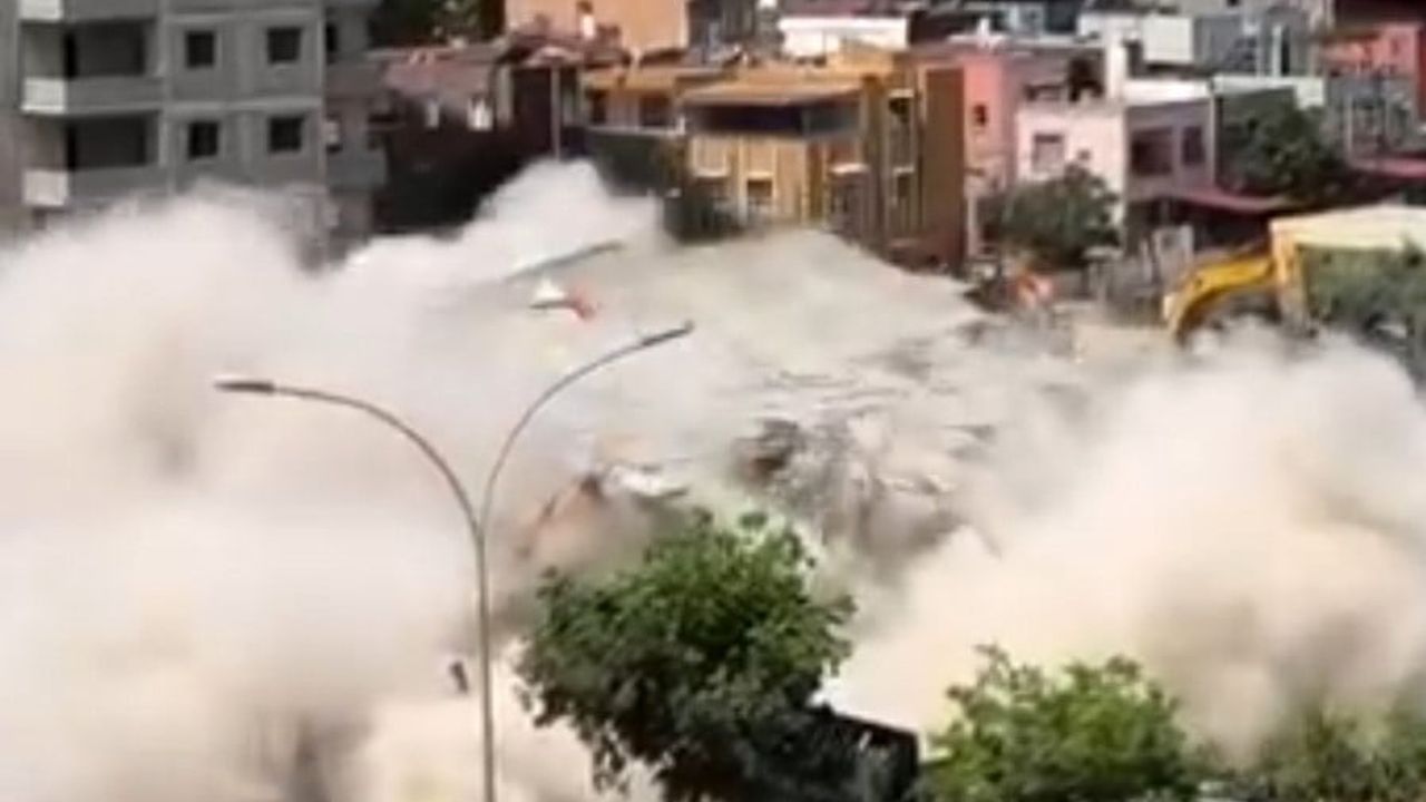 Adana Yüreğir'de iddia edilen kontrolsüz yıkım: Kadın son anda kurtuldu