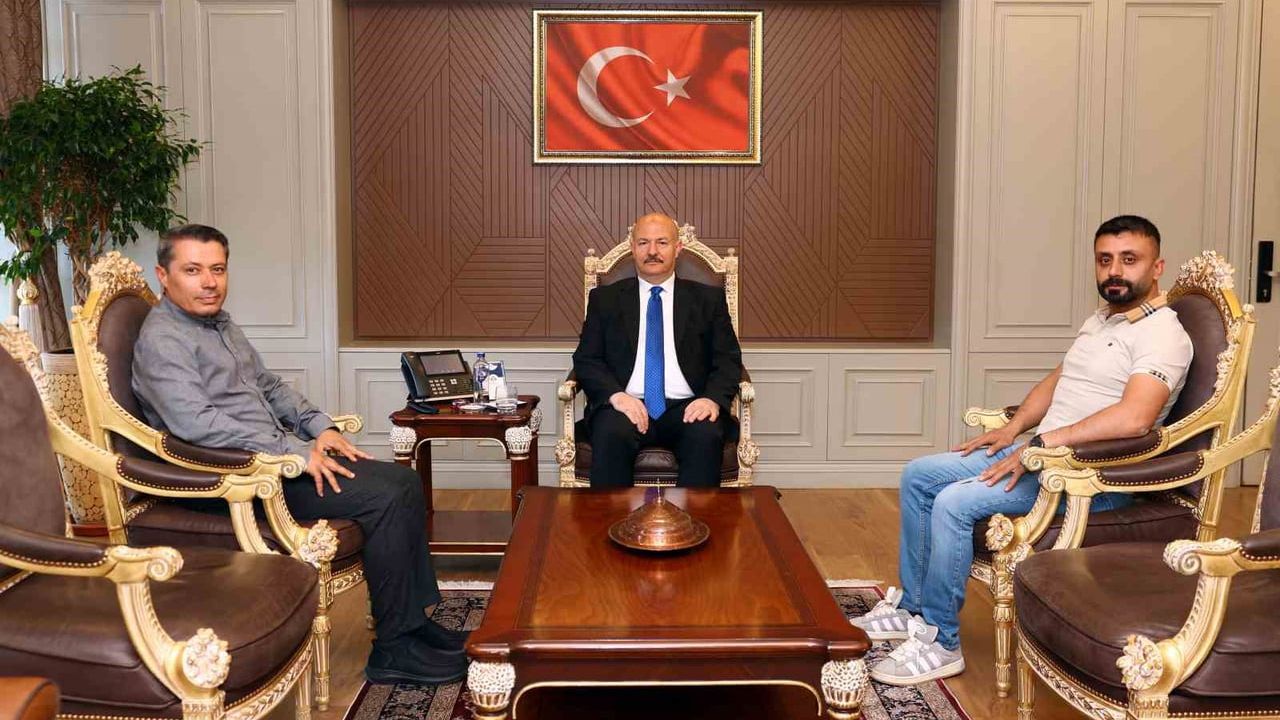Adıyaman Valisi Abdullah Küçük'e Basın Mensuplarından Ziyaret