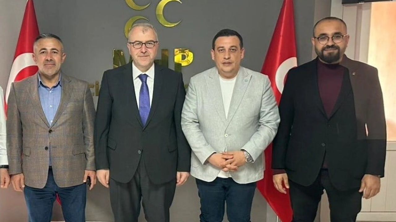 AK Parti heyetinden MHP Bilecik İl Başkanlığı'na hayırlı olsun ziyareti