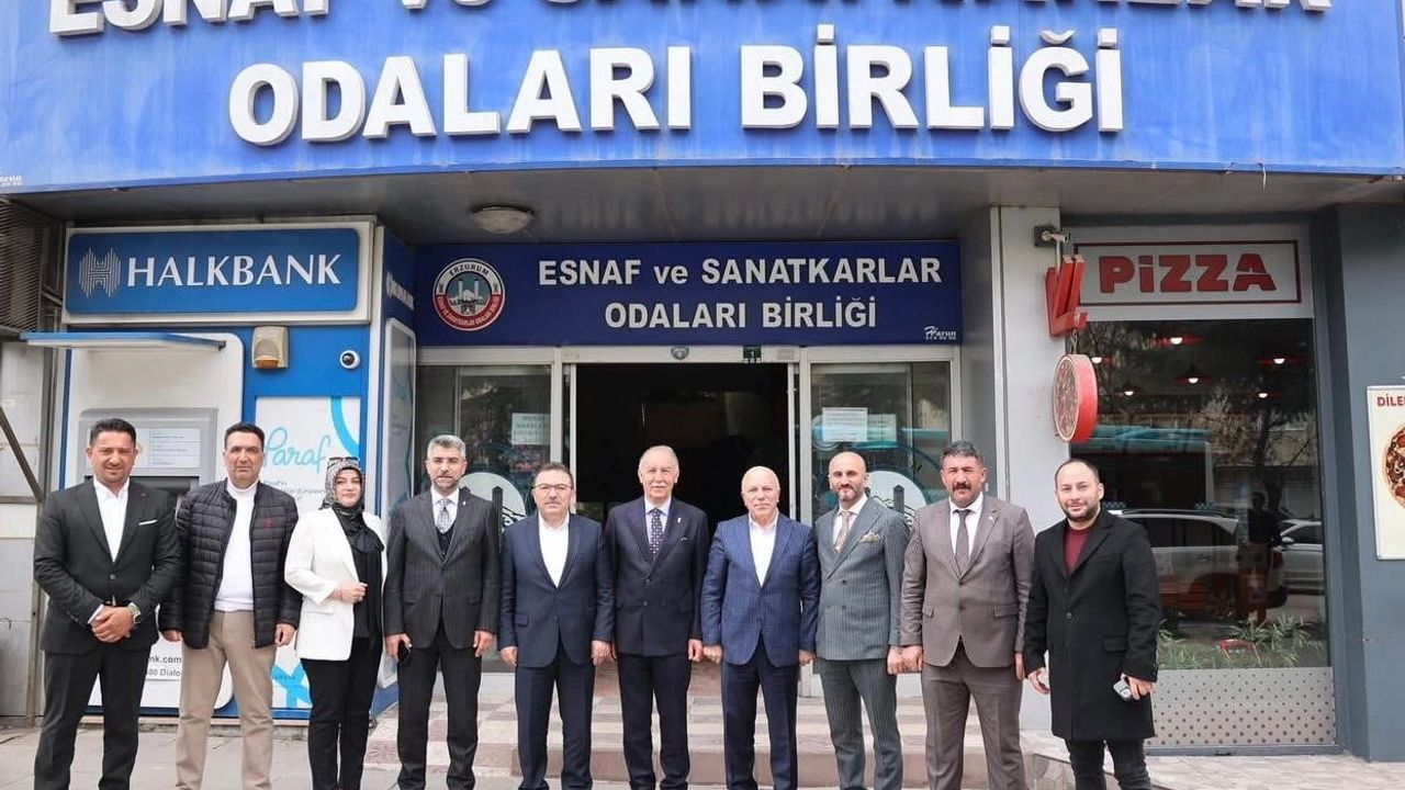 AK Parti Milletvekili Selami Altınok’tan ESOB Başkanı Rasim Fırat’a 'hayırlı olsun' ziyareti