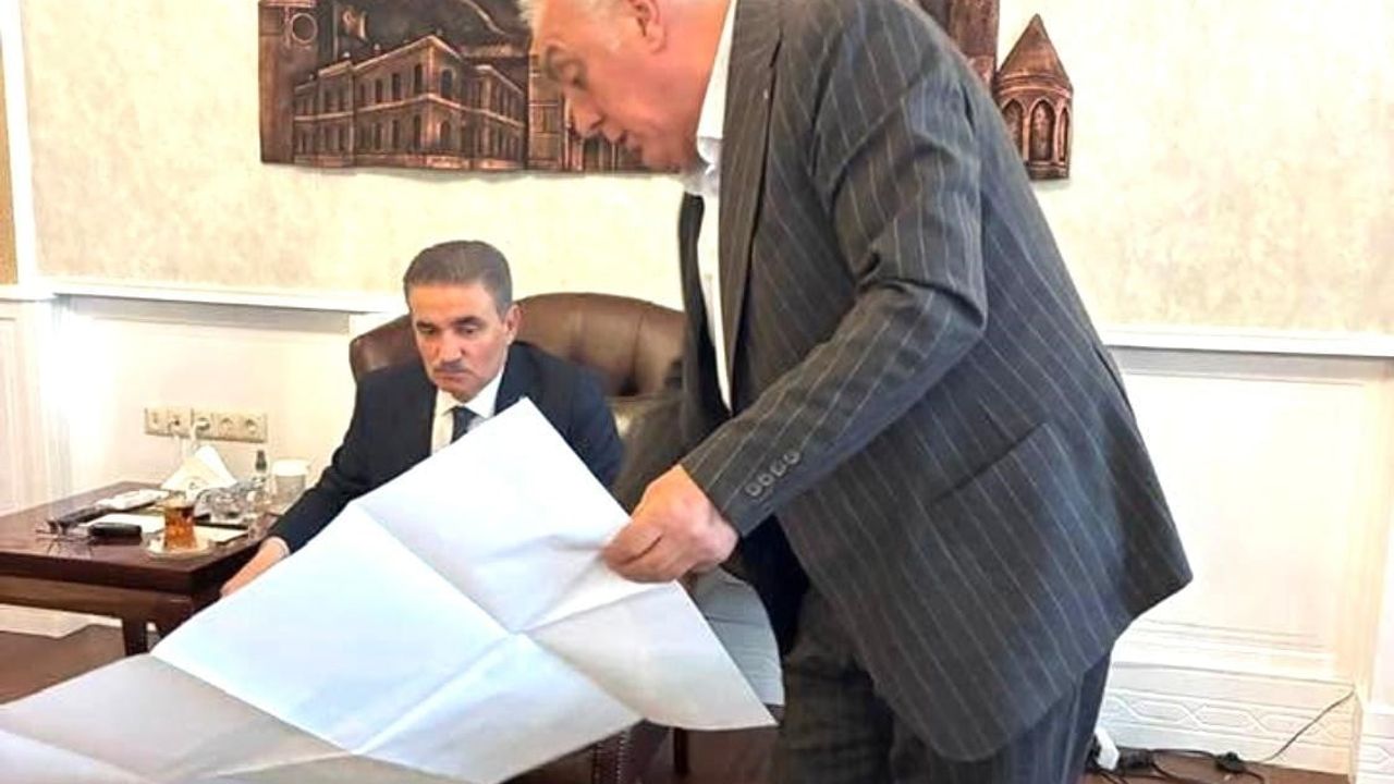 Akdağ Sanayi Sitesi Projesi Erzurum Valisi Aydın Baruş’a Sunuldu