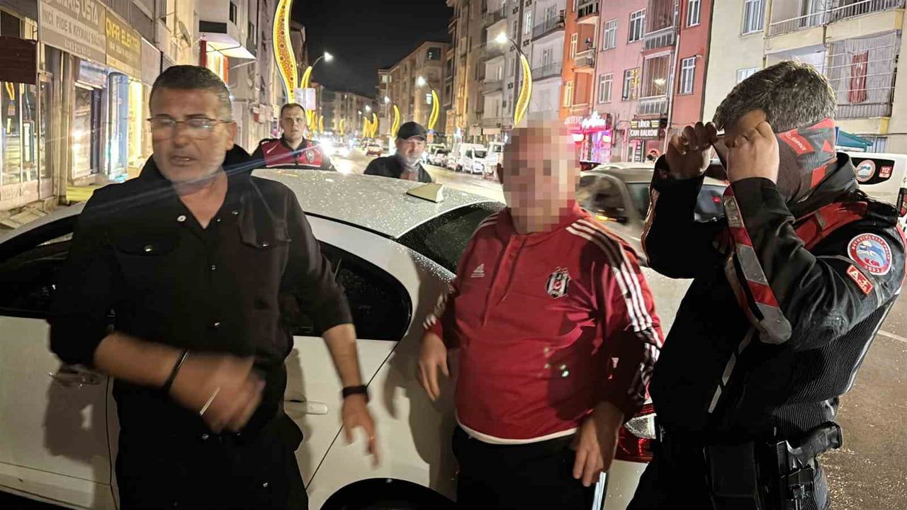 Aksaray'da alkollü sürücünün polise direnişi: Kaza sonrası 2.68 promil ölçüldü