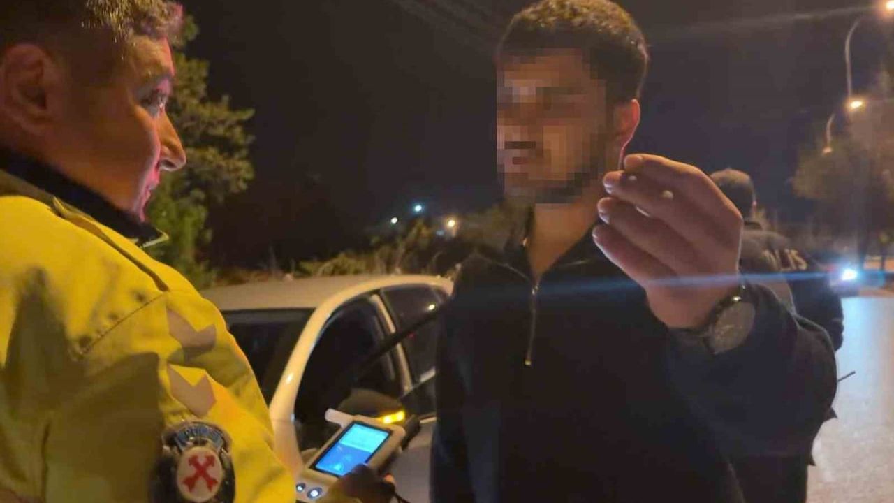 Aksaray'da alkollü sürücüye 25 bin lira ceza, ehliyete 6 ay el konuldu