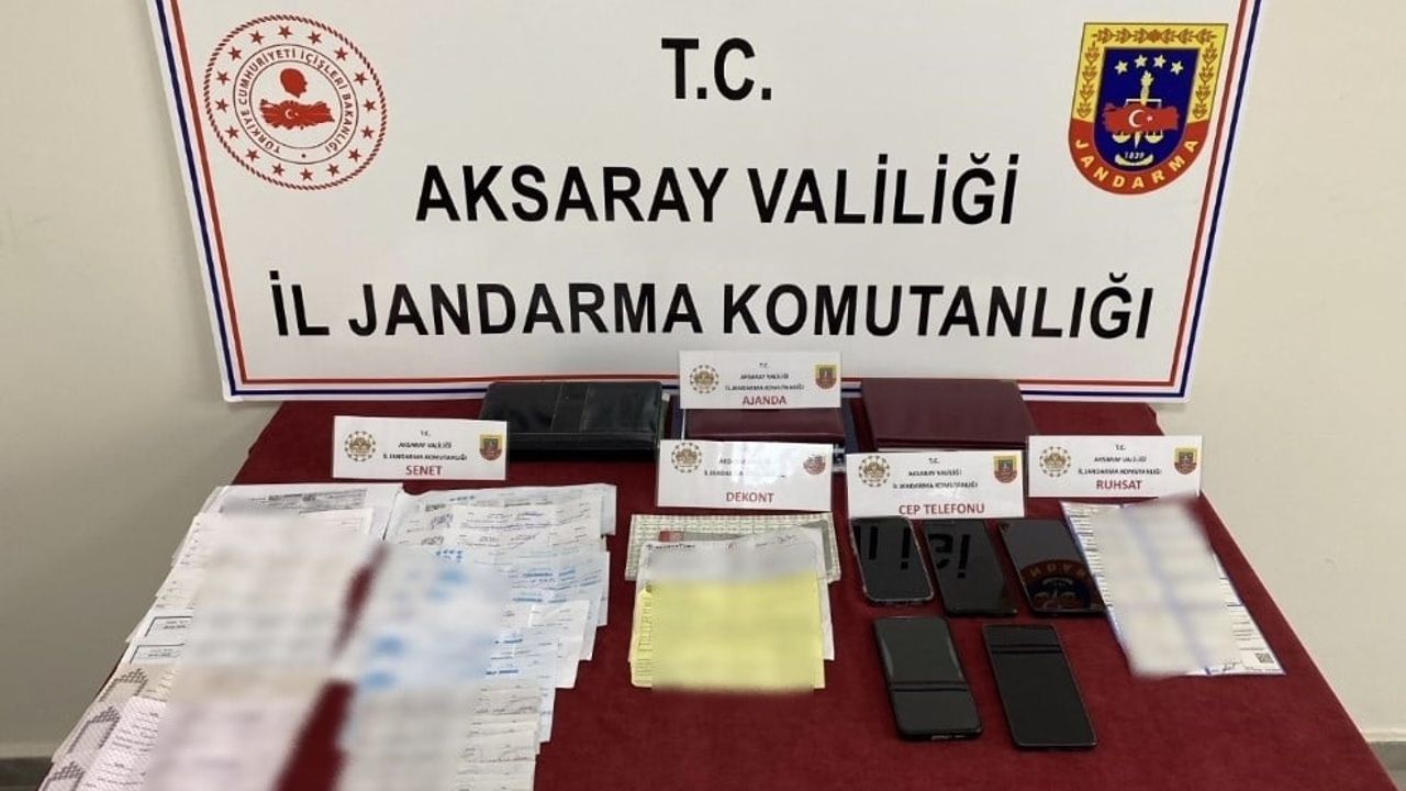 Aksaray'da tefecilik operasyonu: 4 gözaltı, 3 tutuklama