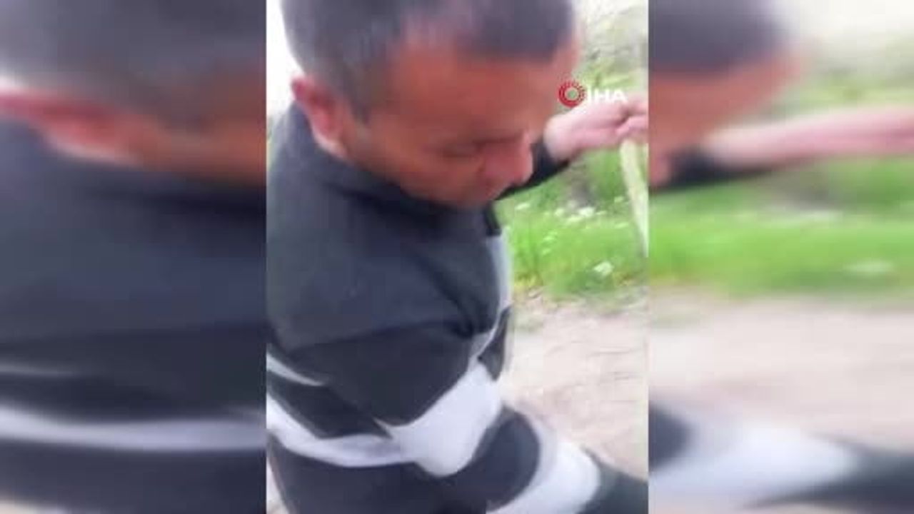 Akyurt'ta mandırada dolabın altında yılan bulundu; 'Son Yılan Bükücü' Tuncay yakaladı