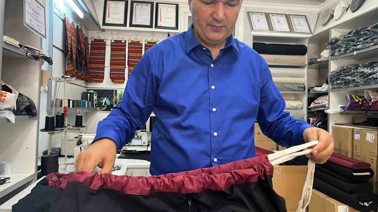 Alanya'da 36 Yıldır Şalvar Geleneğini Yaşatan Terzi Ali İhsan Arslan