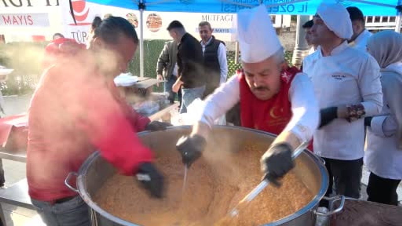 Amasya'da İki Kazan Coğrafi İşaretli Keşkek 30 Dakikada Tüketildi