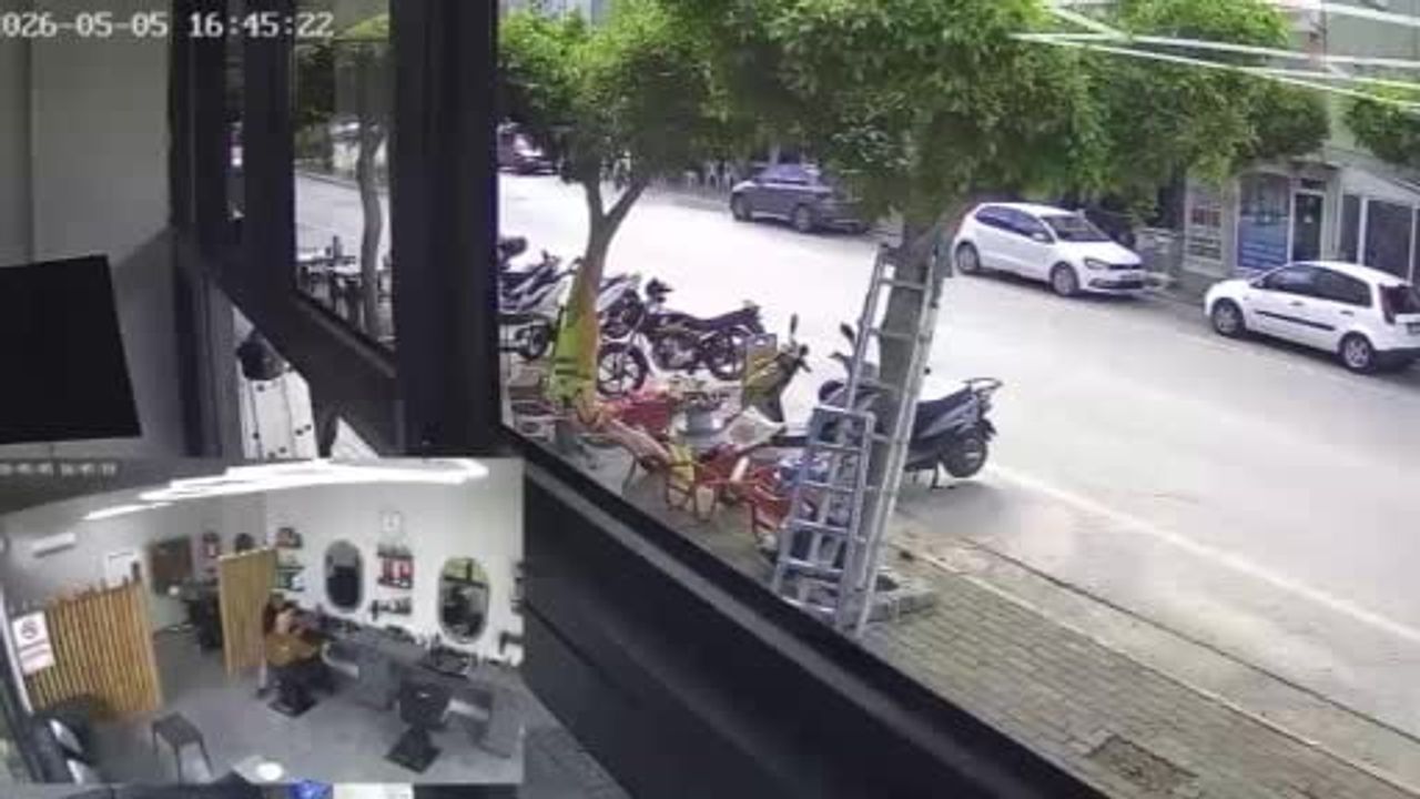 Anamur'da berberde satırlı saldırı: Şüpheli tutuklandı, güvenlik kamerası görüntüleri ortaya çıktı