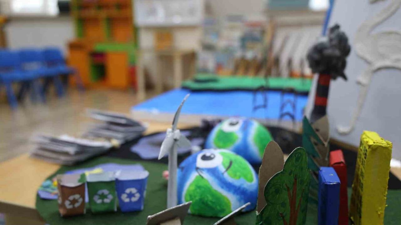 Anaokulu Öğrencileri eTwinning Projesi "Water Drops Return" ile Çevre ve Tasarruf Bilinci Ediniyor