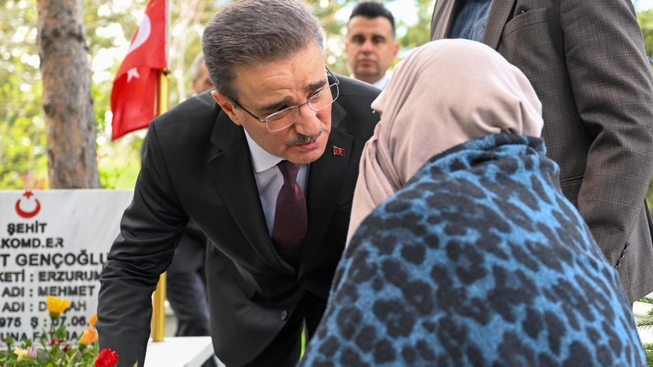Arefe Günü: Erzurum Valisi Aydın Baruş Karskapı ve Polis Şehitliklerini Ziyaret Etti