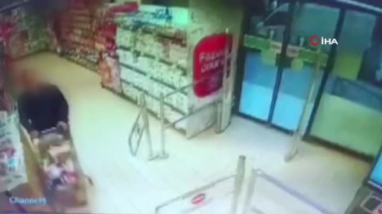 Arnavutköy'de 10 bin TL değerinde ürün çalan şüpheli kamerada yakalandı