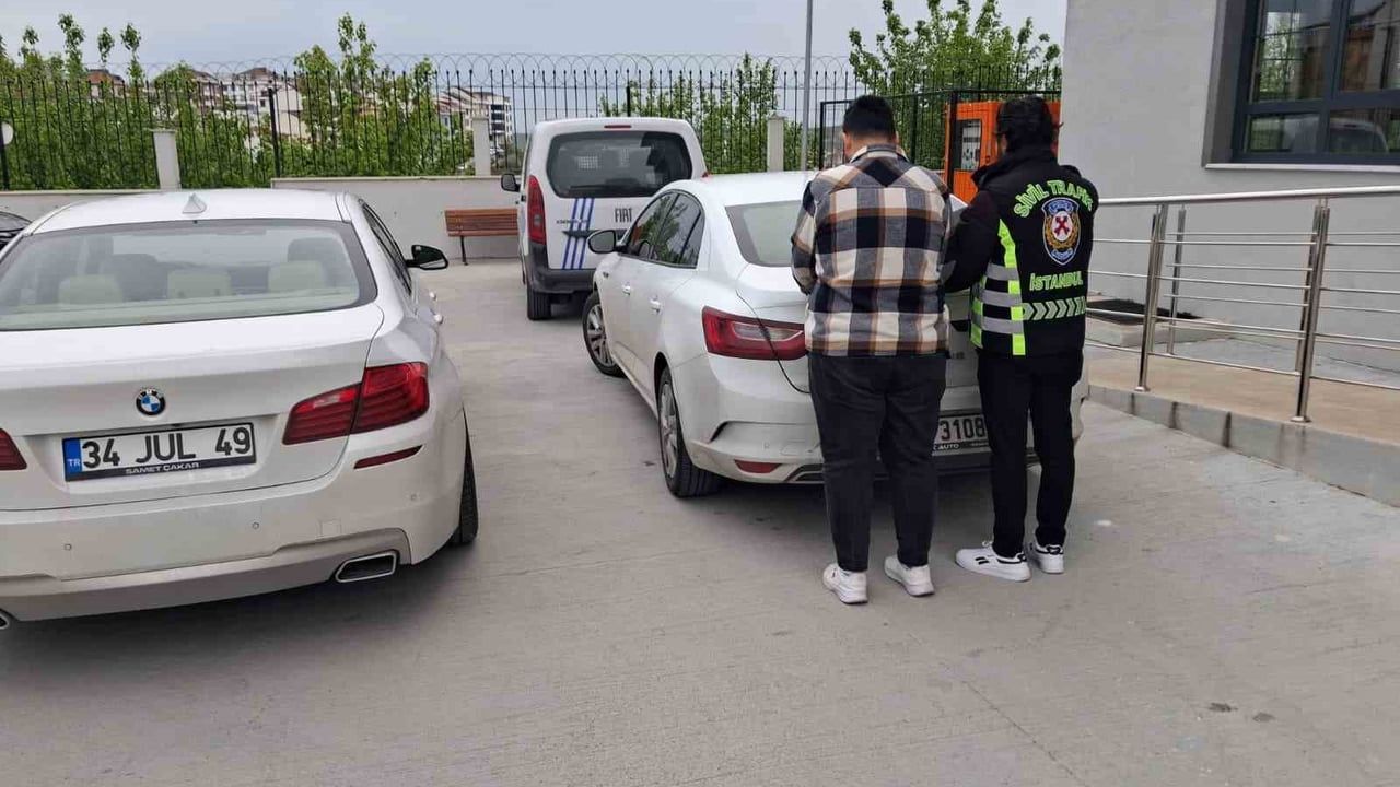 Arnavutköy'de 'makas' atan sürücüye 96 bin TL ceza, araç ve ehliyet 60 gün men
