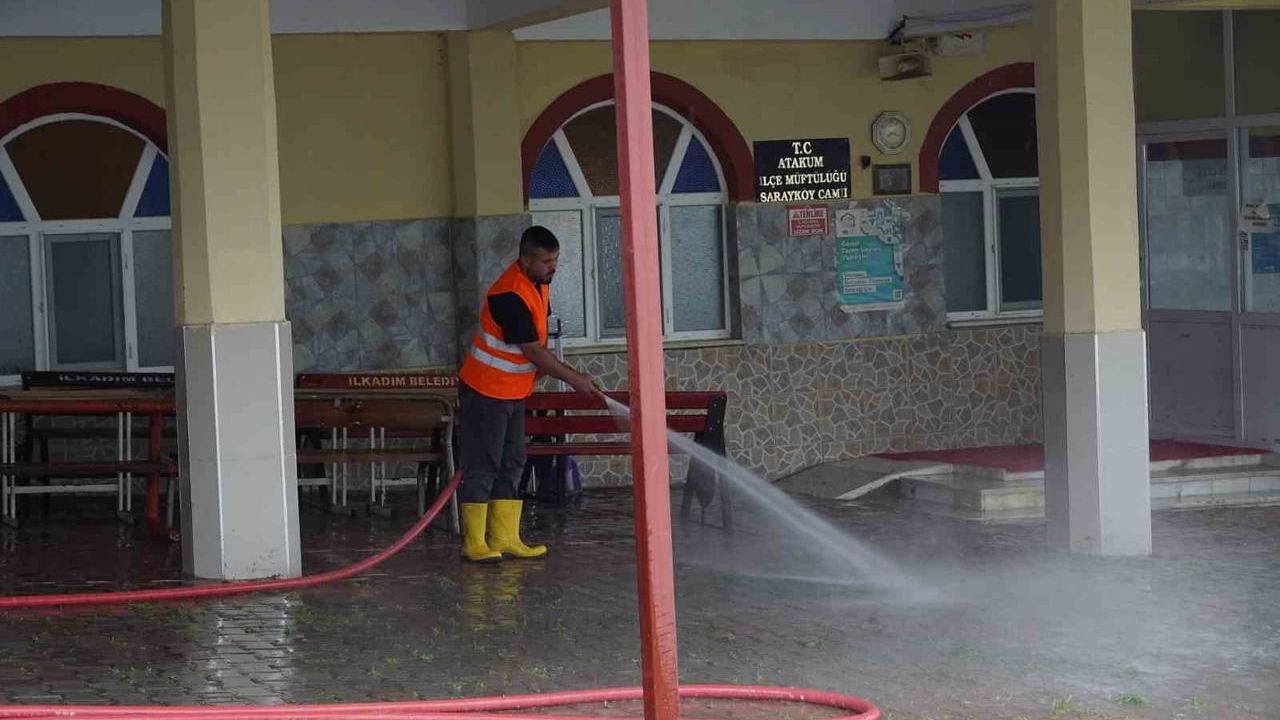 Atakum Belediyesi Kurban Bayramı'na hazır: Camiler temizlendi, kesim yerleri belirlendi