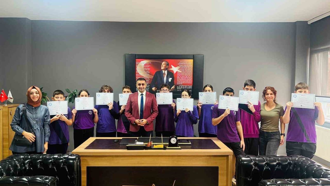 Atatürk Ortaokulu liderliğinde dört ülkeli "Water Wisdom" eTwinning projesi tamamlandı