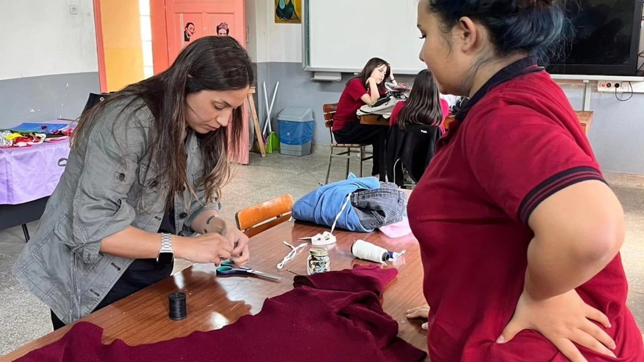 Atça'da 'Sıfır Atık' Etkinliği: Öğrenciler Atıkları Sanata Dönüştürdü