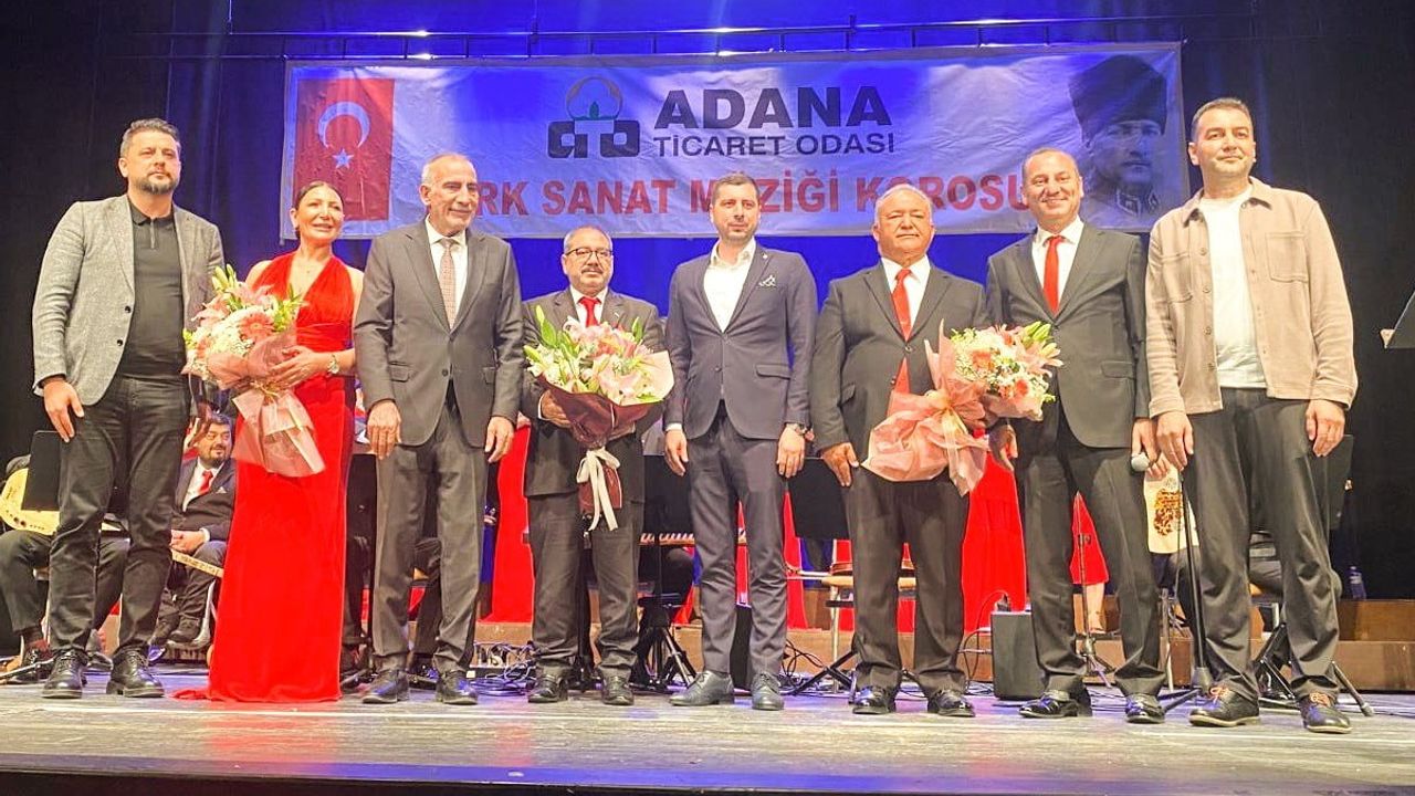 ATO Türk Sanat Müziği Korosu sezon finali konseriyle Adana'da sahne aldı