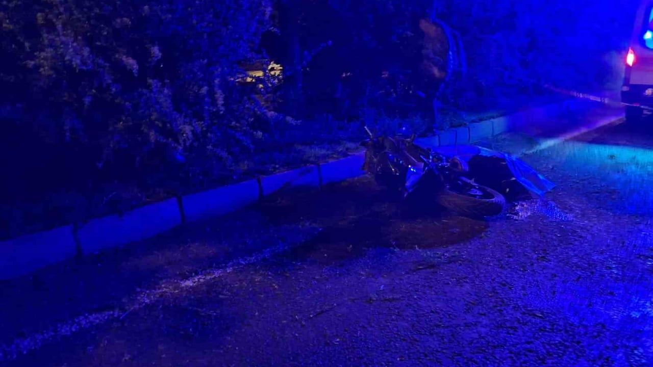 Avanos'ta devrilen motosikletin sürücüsü hayatını kaybetti