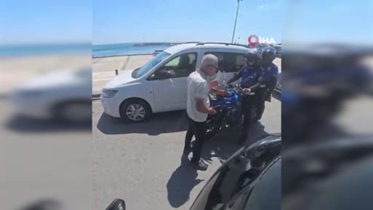 Avcılar’da motosikletli zabıtanın vatandaşa çarpma anına ait yeni görüntüler yayımlandı