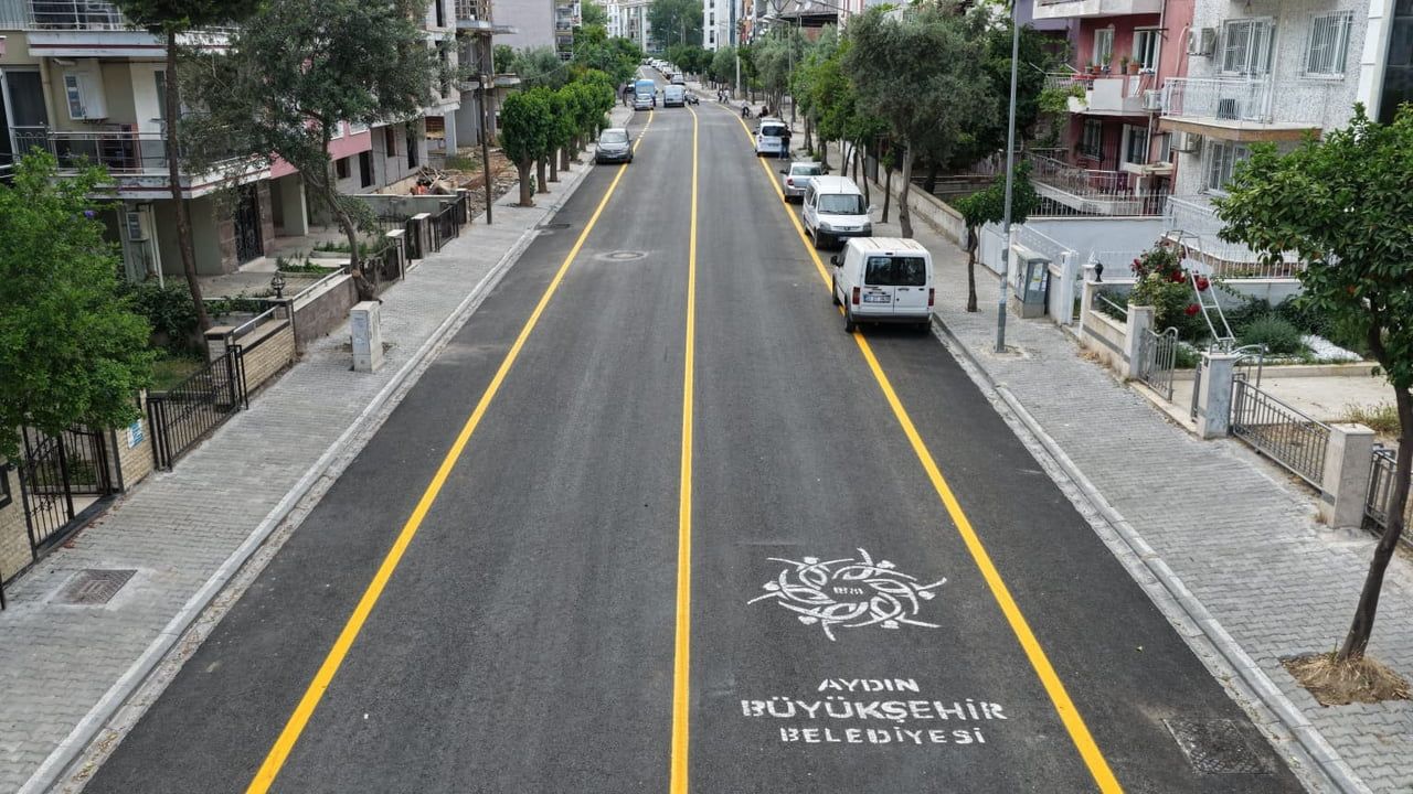 Aydın Büyükşehir, Efeler'de Fidanlık Caddesi'ni yeniledi