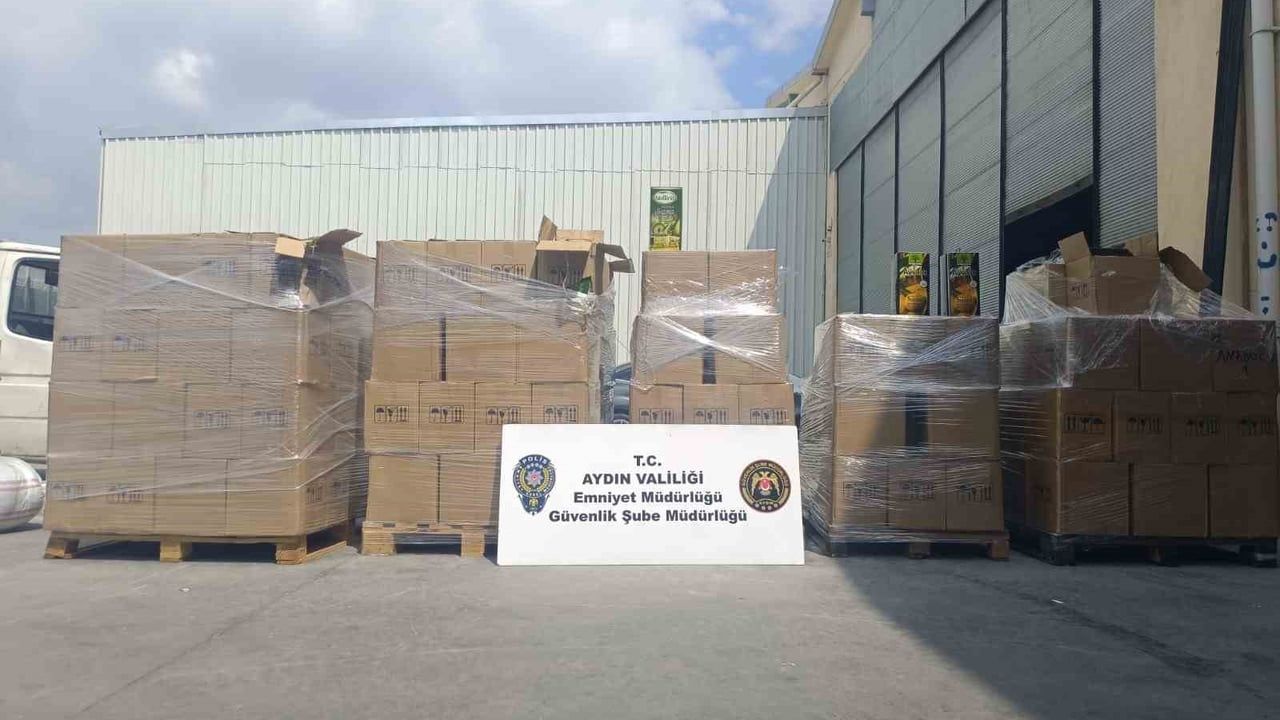 Aydın Efeler’de 5 bin 900 litre tağşiş zeytinyağı ele geçirildi