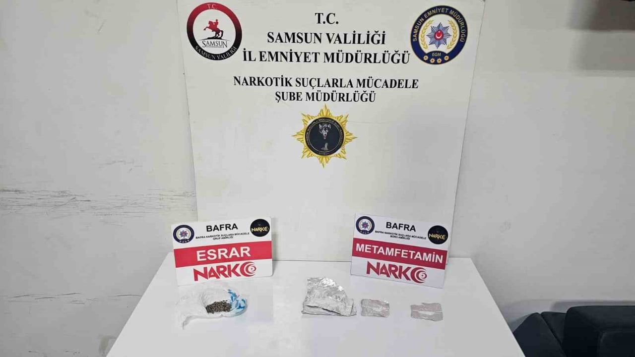 Bafra’da uyuşturucu operasyonunda 1 kişi tutuklandı