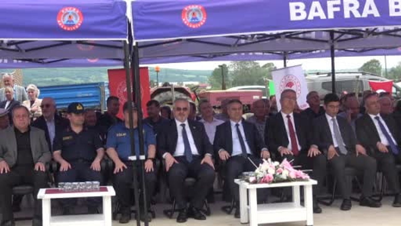 Bafra Ovası’nda çeltik mesaisi başladı: 12. Geleneksel Çeltik Ekim Günü üretimde modern uygulamaları öne çıkardı