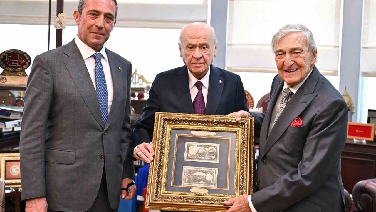 Bahçeli, Rahmi M. Koç ve Ali Y. Koç’u Kabul Etti — Koç Topluluğu'nun 100. Yılı Davetiyesi Sunuldu