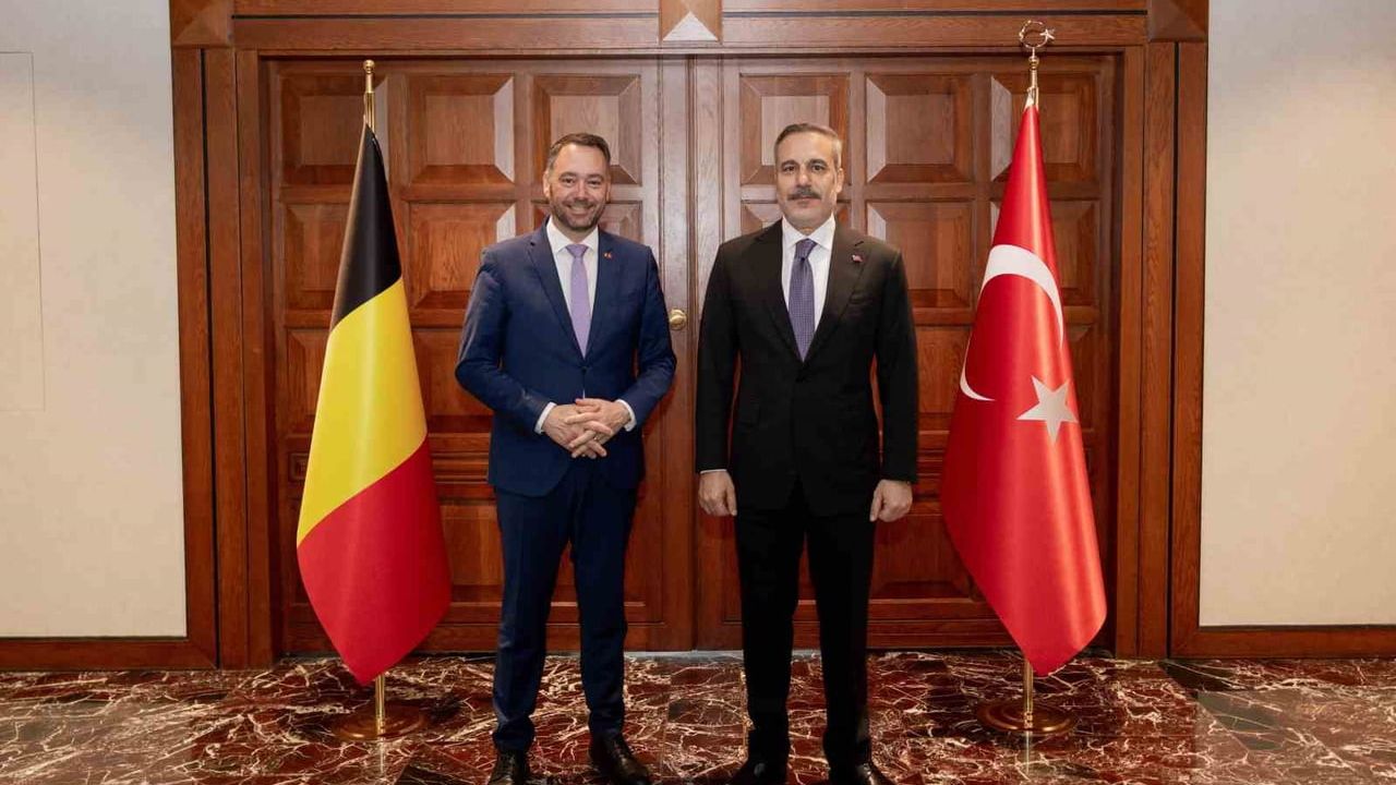 Bakan Fidan, Belçikalı Mevkidaşı Maxime Prévot ile Ankara'da Görüştü