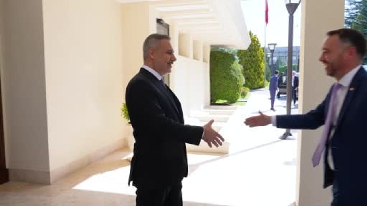 Bakan Fidan, Belçikalı Mevkidaşı Maxime Prévot ile Ankara'da Görüştü