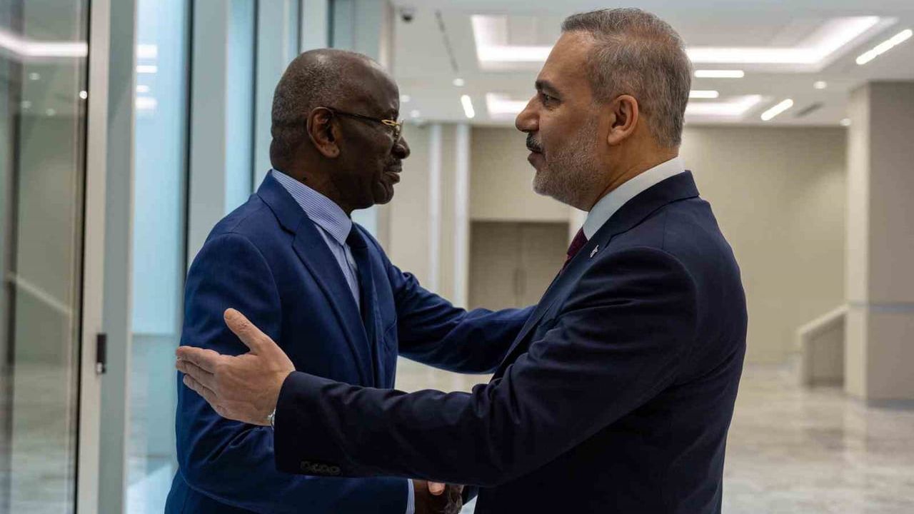 Bakan Fidan, Moritanyalı Mevkidaşı Mohamed Salem Ould Merzoug ile Dışişleri Bakanlığı'nda Görüştü