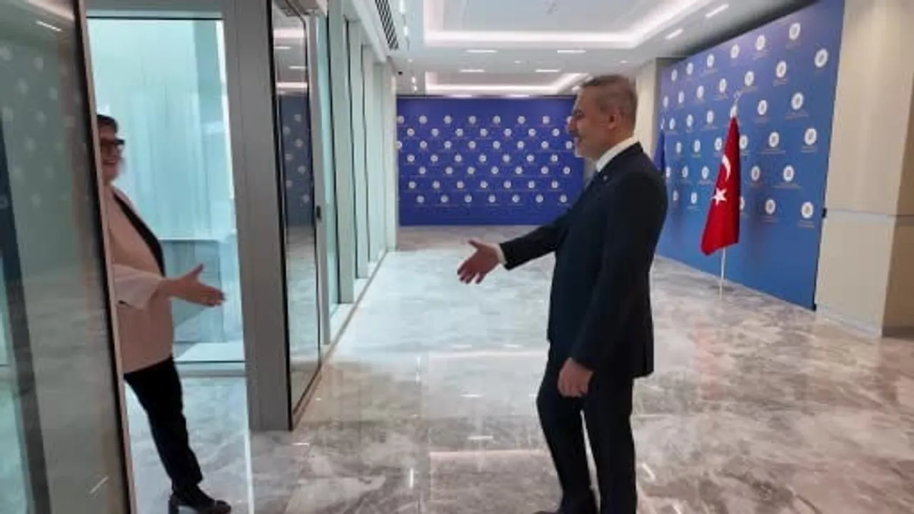 Bakan Hakan Fidan, Akdeniz Komiseri Dubravka Suica ile Ankara'da Görüştü