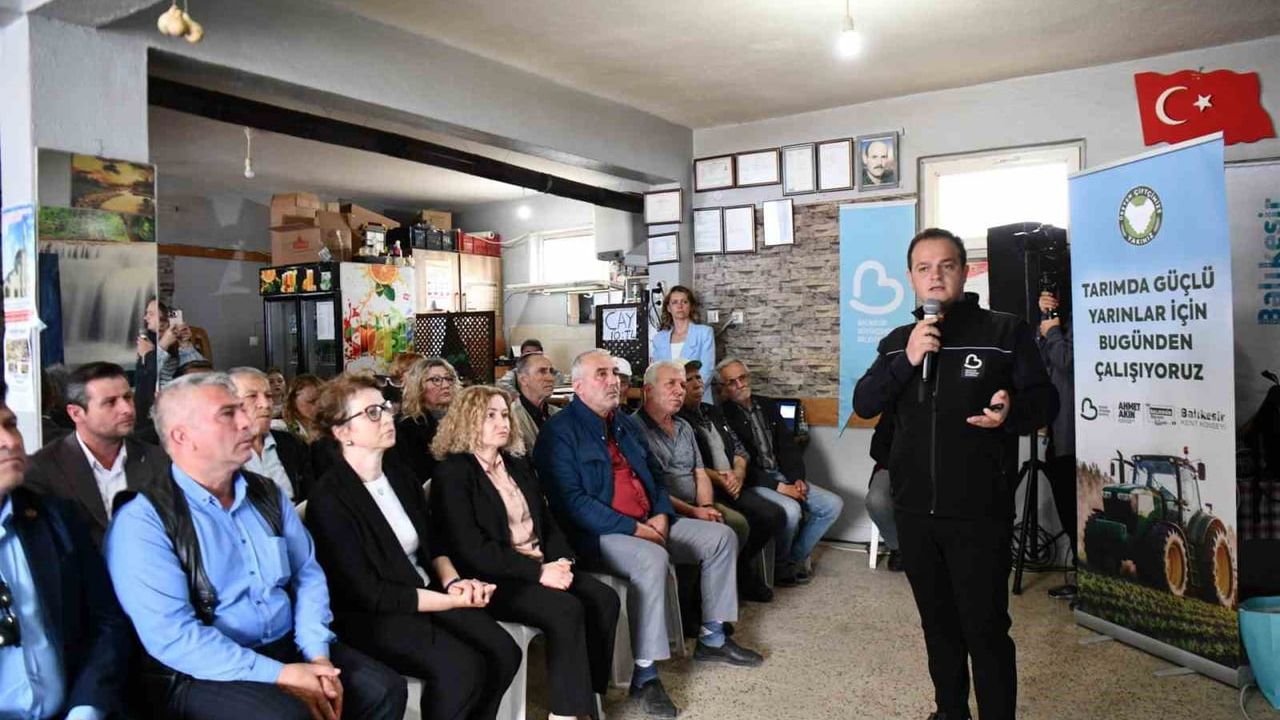 Balıkesir'de 'Sağlıklı Tarım, Sıfır Atık, Temiz Balıkesir' projesiyle çiftçilere eğitim, Ovaköy'e atık toplama alanı