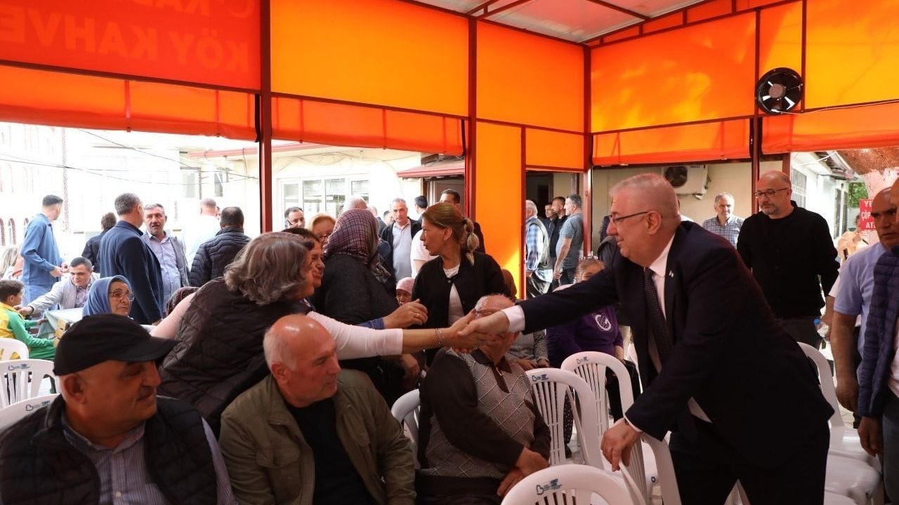 Başkan Ertaş, Güre ve Kadıköy’de halk buluşmalarıyla vatandaşın taleplerini dinledi