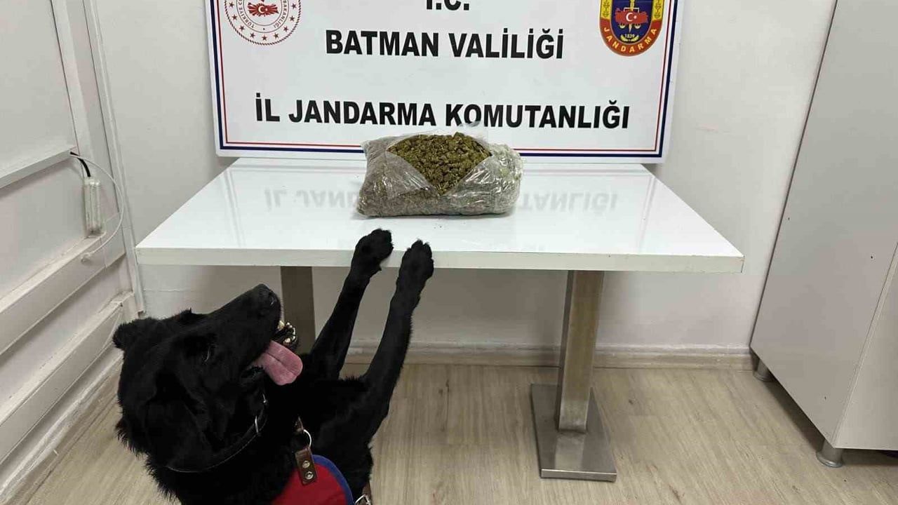 Batman'da ticari takside 1 kilo 452 gram skunk ele geçirildi: 1 kişi tutuklandı