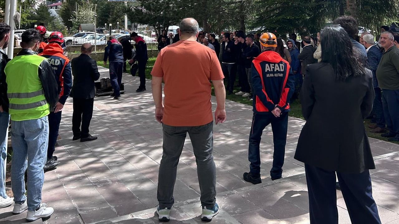 Bayburt Adliyesi'nde AFAD destekli iş sağlığı ve güvenliği acil durum tatbikatı