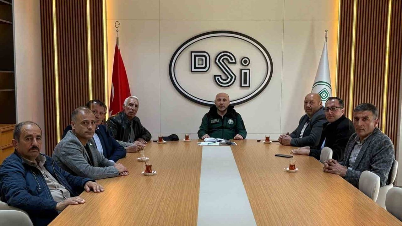 Bayburt'ta Çamur Barajı Sulaması Arazi Toplulaştırma ve TİGH Çalışmalarında Son Durum Değerlendirildi