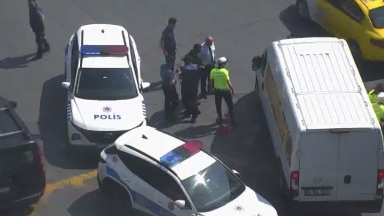 Beşiktaş’ta ticari aracın çarptığı polis memuru ağır yaralandı
