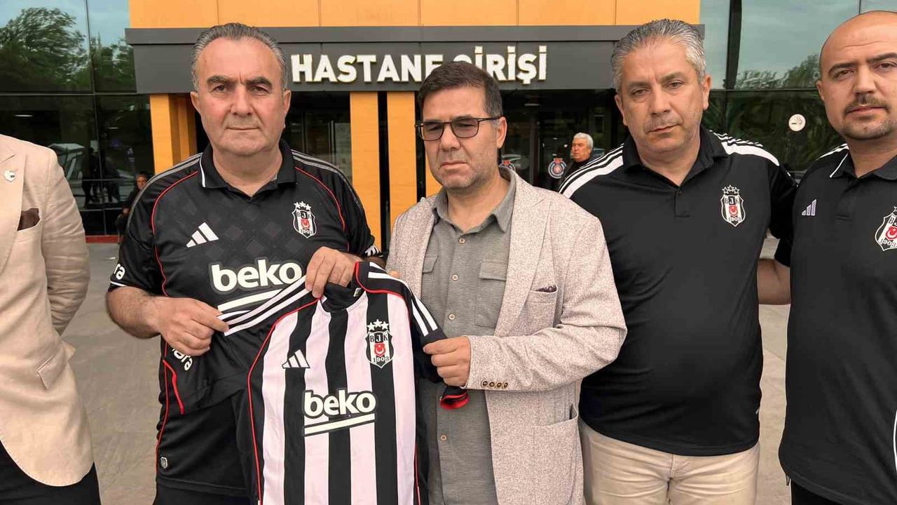 Beşiktaşlılardan Kahramanmaraş'ta yaralanan 11 yaşındaki Mustafa Aslan'a ziyaret