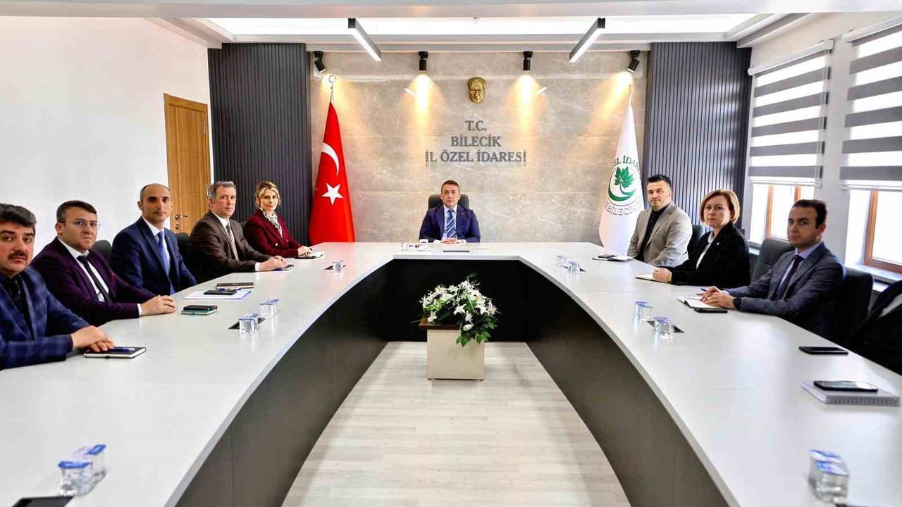 Bilecik’te İl Özel İdaresi Çalışmaları ve Yatırım Planları Değerlendirildi