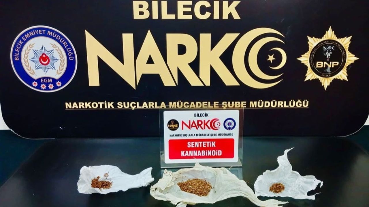 Bilecik'te Narkotik Operasyonu: Muhtelif Miktarda Bonzai Ele Geçirildi, 1 Şüpheli Yakalandı