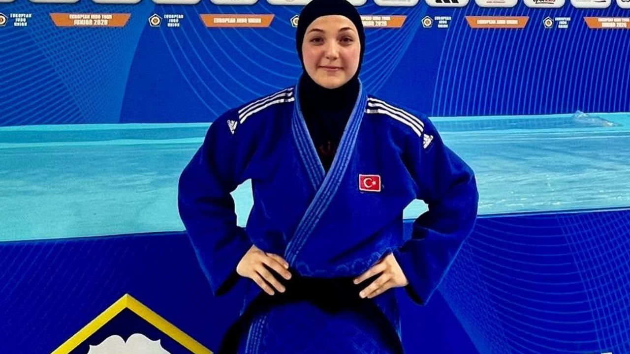 Bilecikli Judocu Haticenur Göktaş İstanbul Junior European Cup'ta Türkiye'yi Temsil Etti