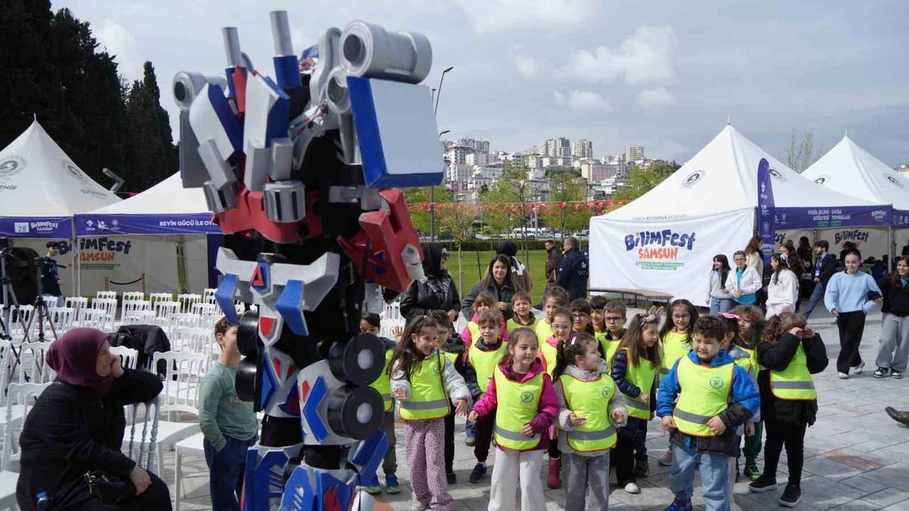 BİLİMFEST Samsun'da açıldı: 9 Mayıs'a kadar Bilim Samsun Kent Park'ta 60 atölye ve etkinlik