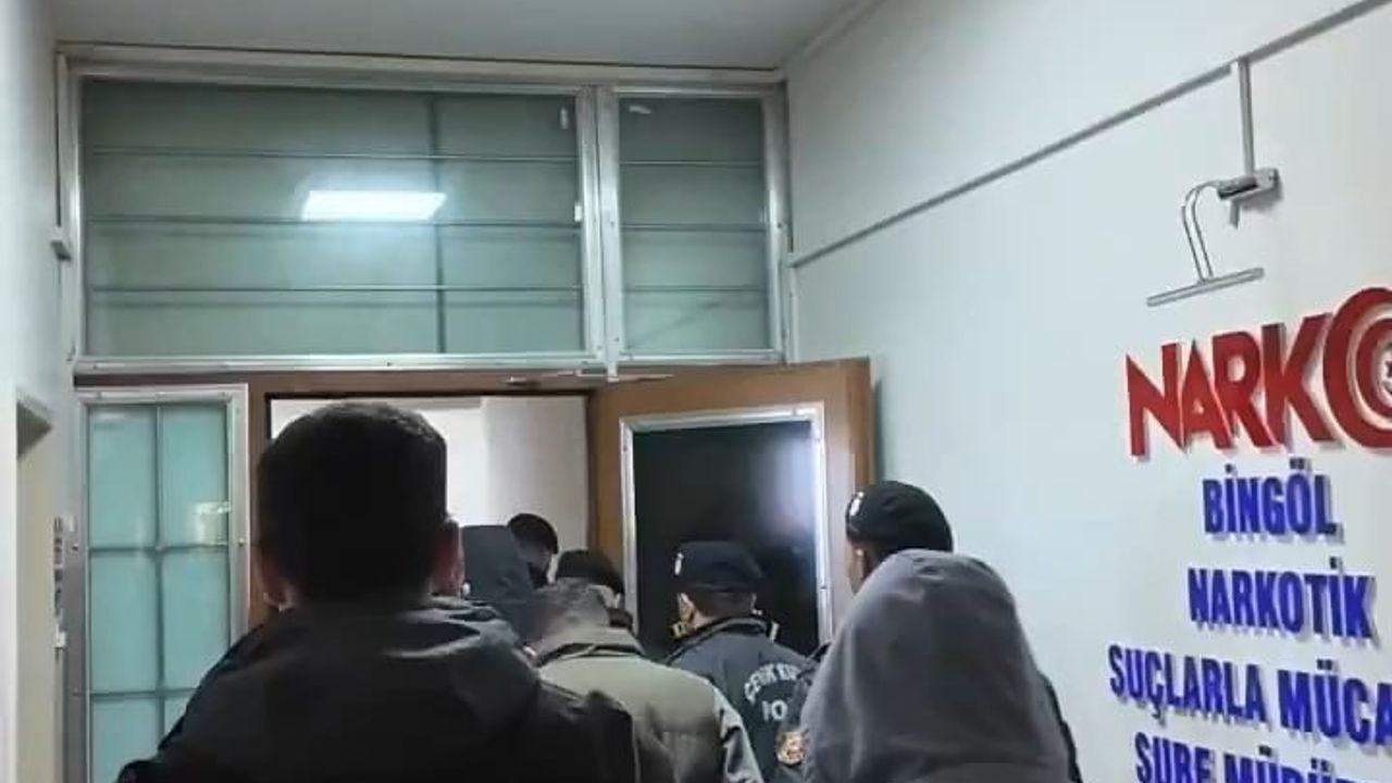 Bingöl'de uyuşturucu operasyonu: 6 şüpheli tutuklandı