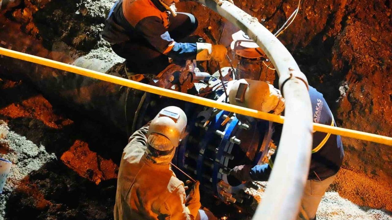 Bolu’da içme suyu isale hatları yenileniyor: CTP borular çelik hatla değiştiriliyor