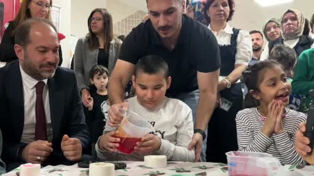 Bolu’da özel öğrencilerle atölye: Atık yağlardan doğal sabun üretimi